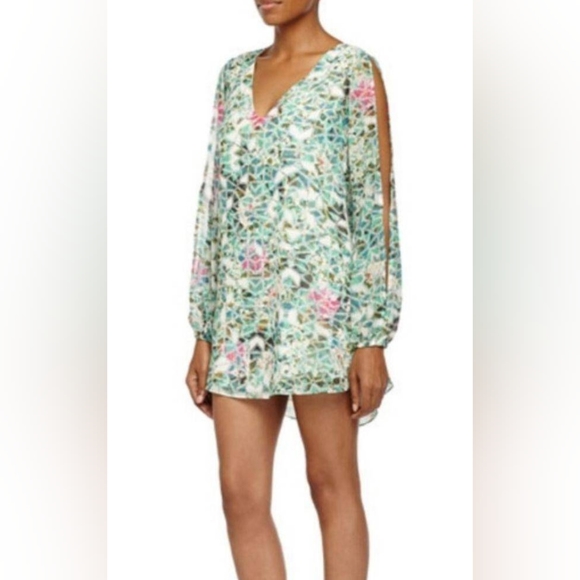 Lovers + Friends Dresses & Skirts - Lovers and Friends x REVOLVE Gracie Split Sleeves Mini Dress in Ishop si…